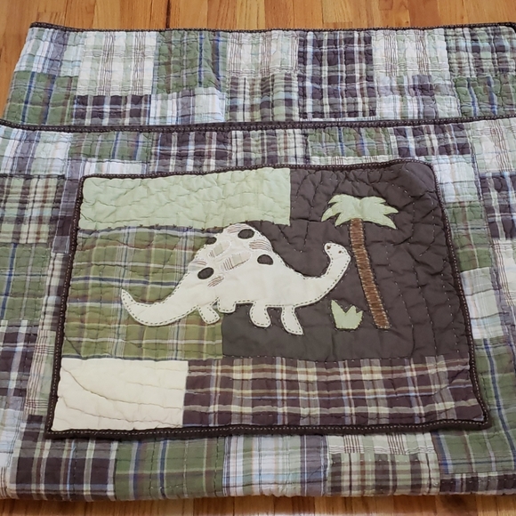 pottery barn dinosaur bedding